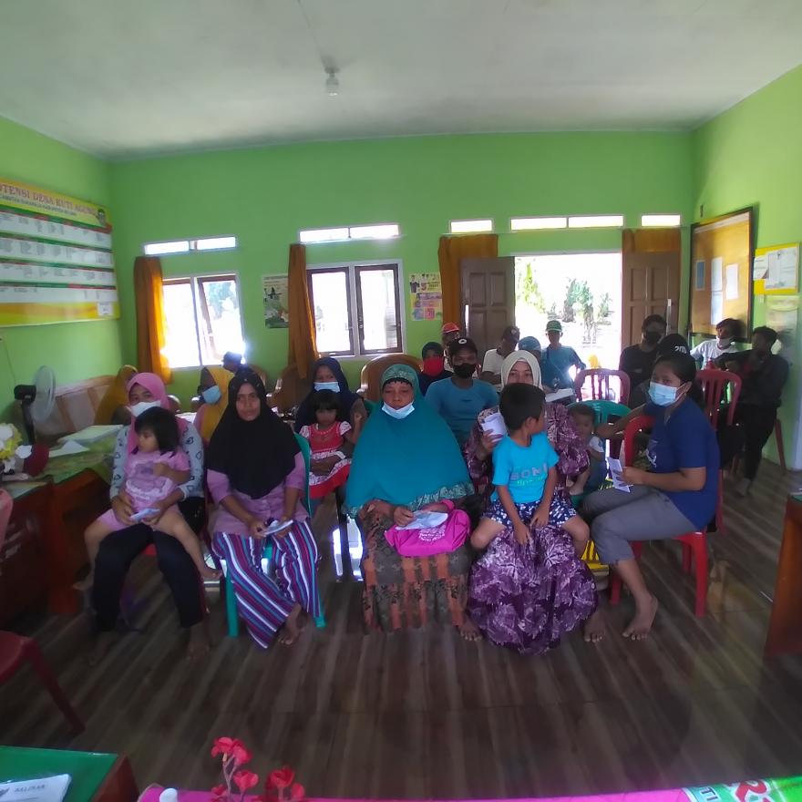 Penyaluran Bantuan Langsung Tunai Dana Desa (BLT-DD) Tahap 11 Tahun  2021 Desa Kuti Agung, Sukaraja